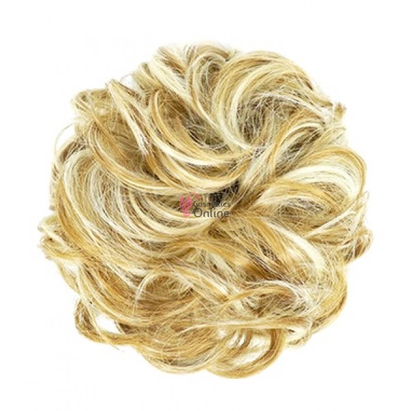Coc modern din par artificial cu elastic DG226 Blond Auriu Mixt